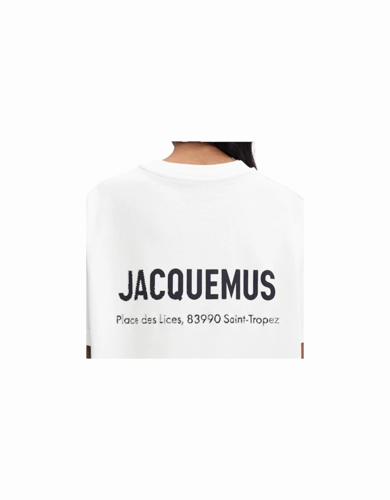 Mens T Shirts The Saint Tropez Place Des Lices Address T-Shirt White