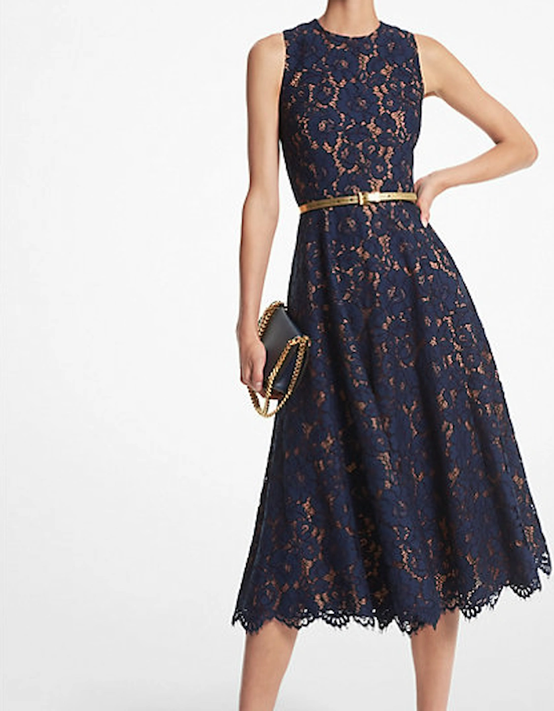 Cotton Blend Floral Lace Dance Dress, 3 of 2