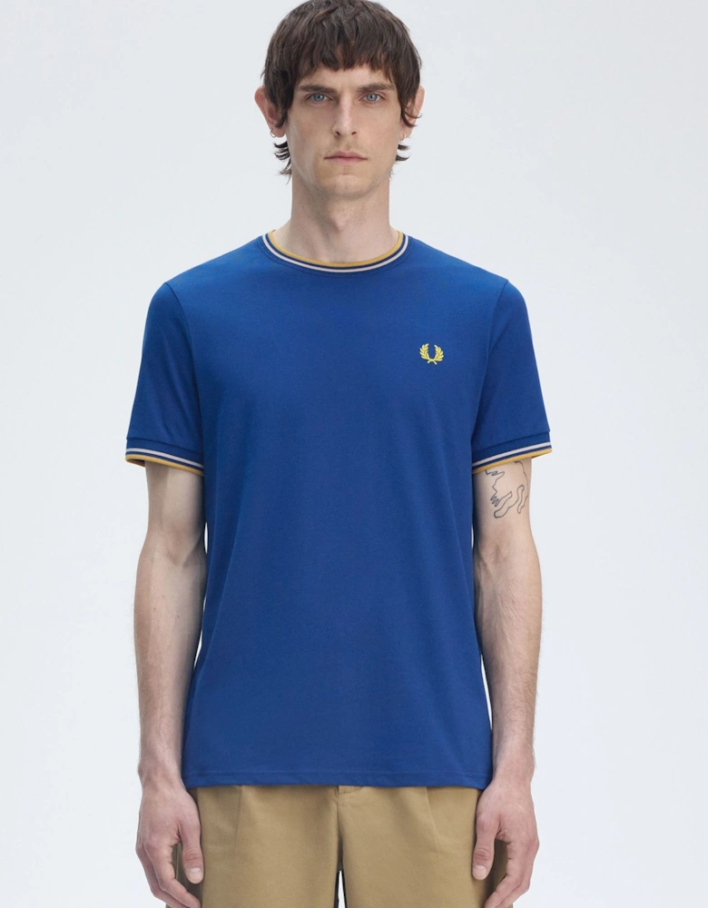 M15188 Twin Tipped T-Shirt - Shaded Cobalt