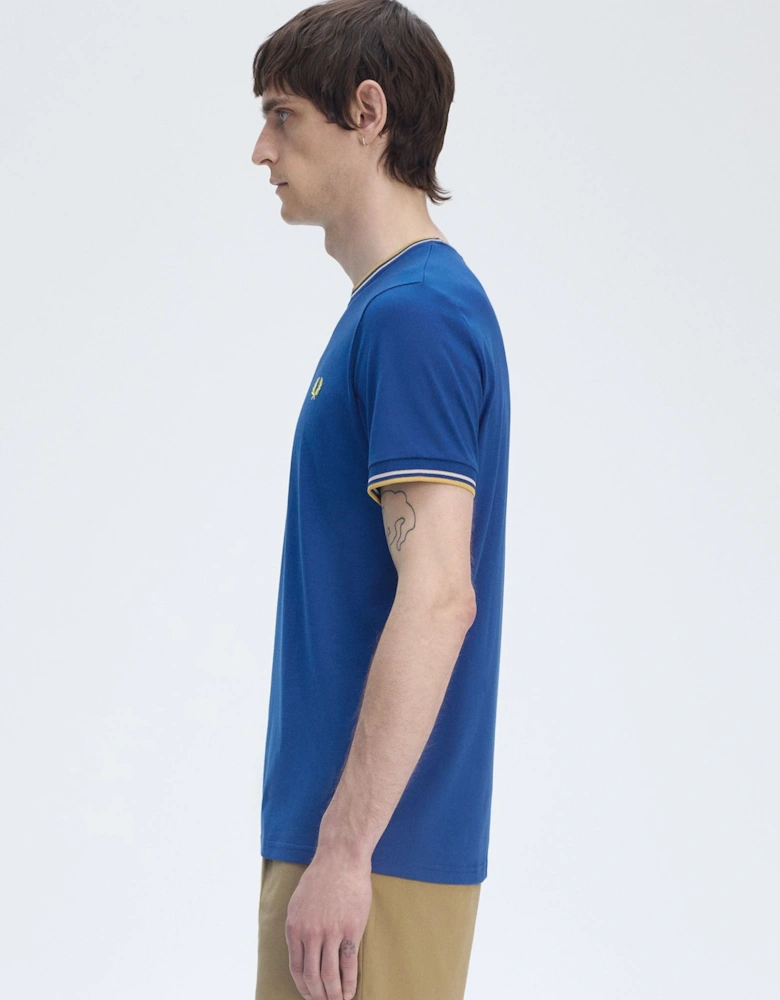 M15188 Twin Tipped T-Shirt - Shaded Cobalt