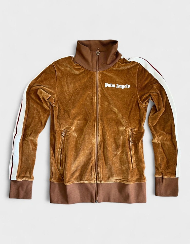 Corduroy Track Jacket Brown