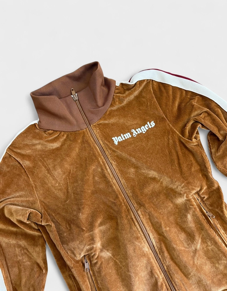 Corduroy Track Jacket Brown