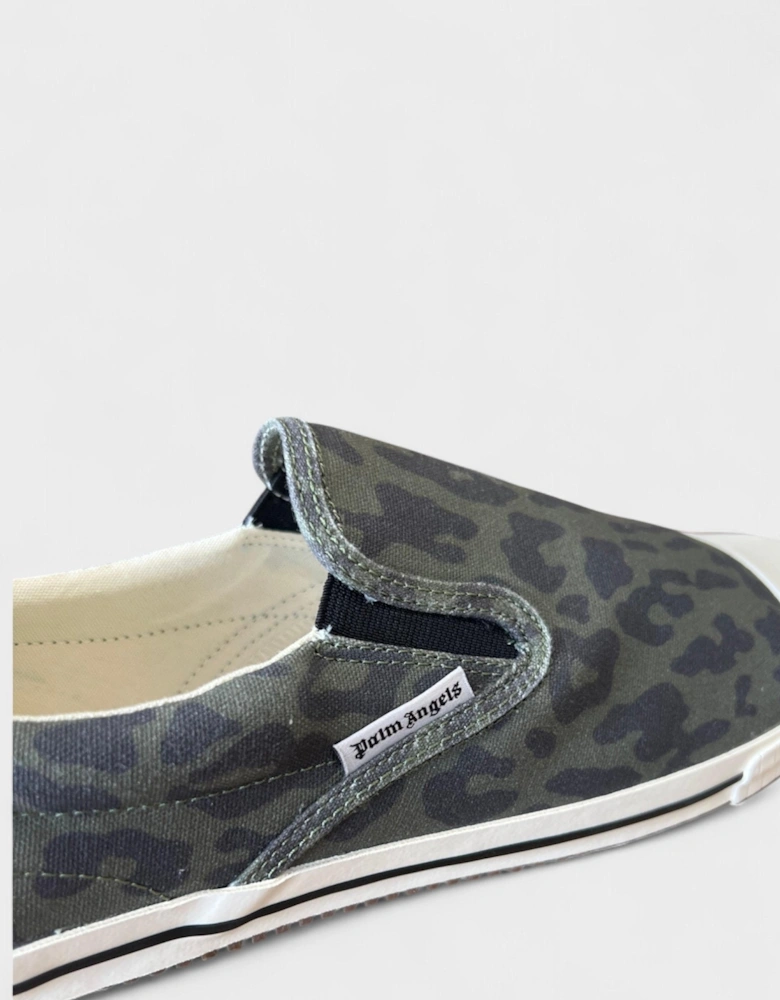 Square Slip On Vulc Camo Green
