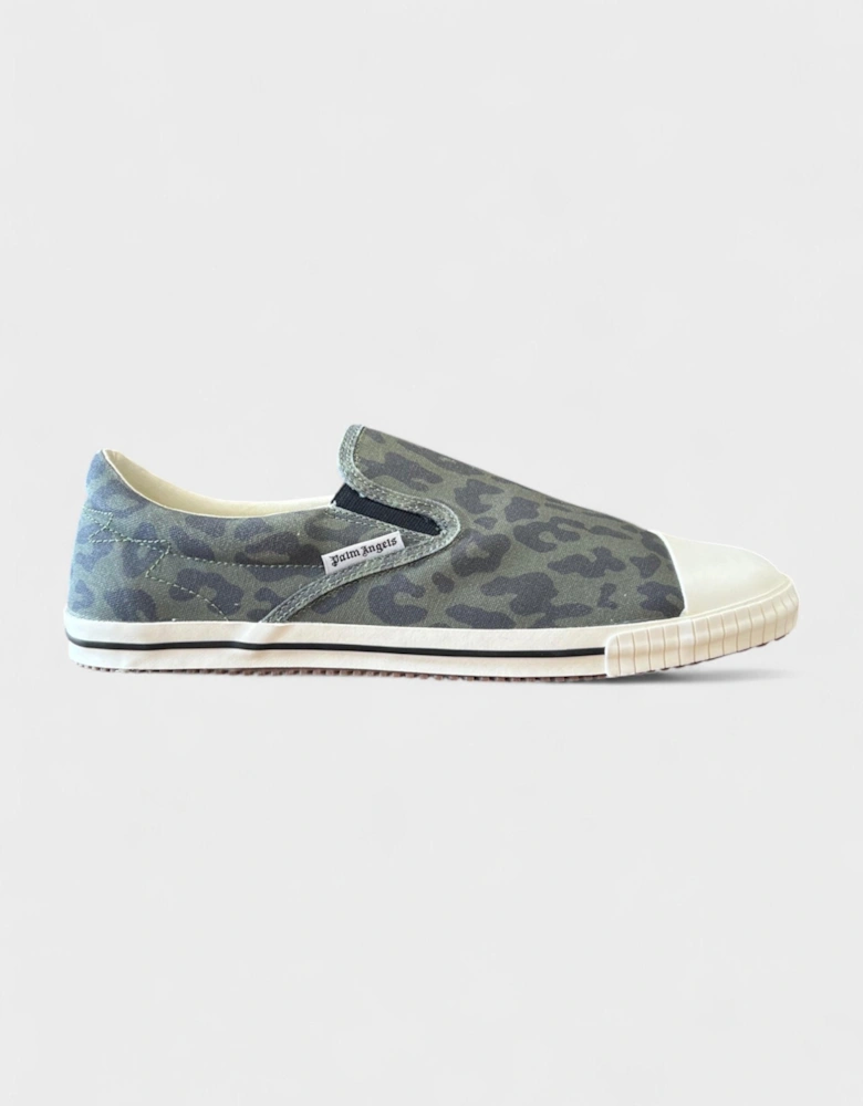 Square Slip On Vulc Camo Green