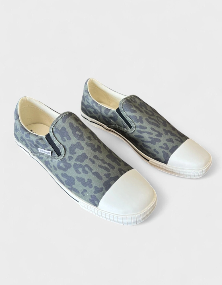 Square Slip On Vulc Camo Green
