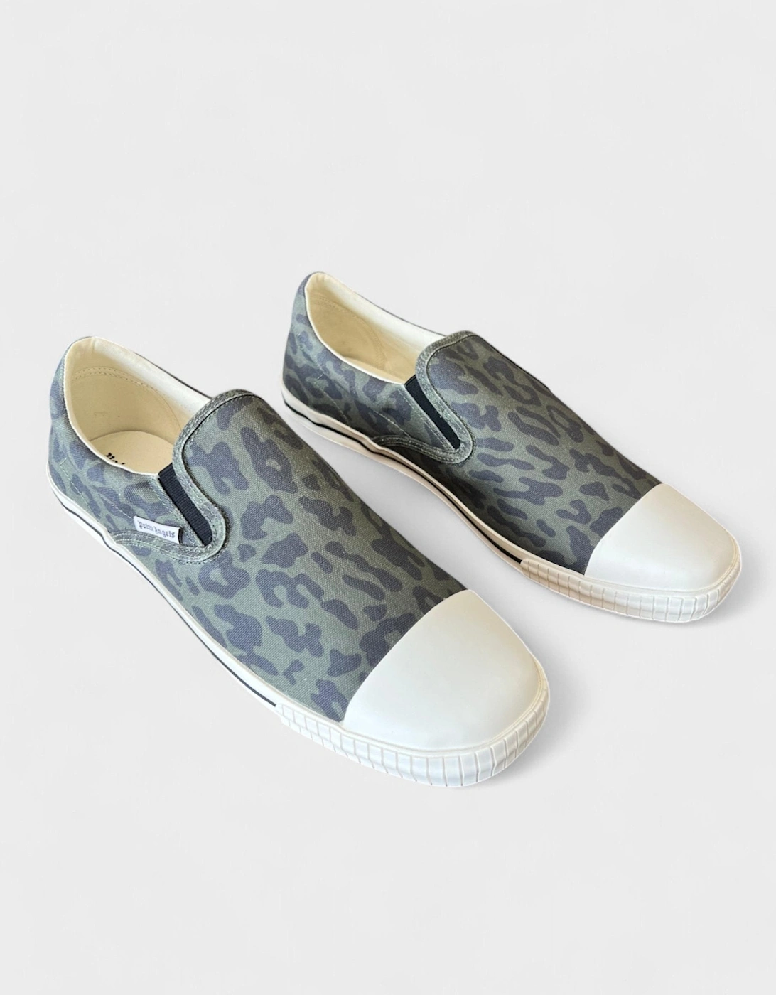 Square Slip On Vulc Camo Green