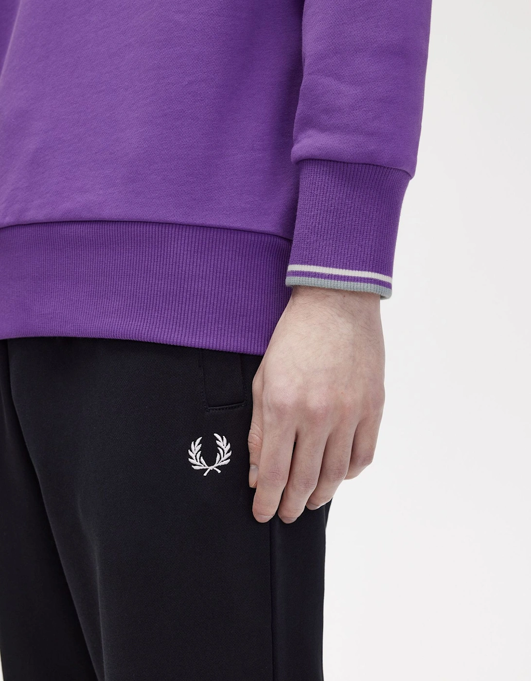 M7535 Crew Neck Sweatshirt Purple