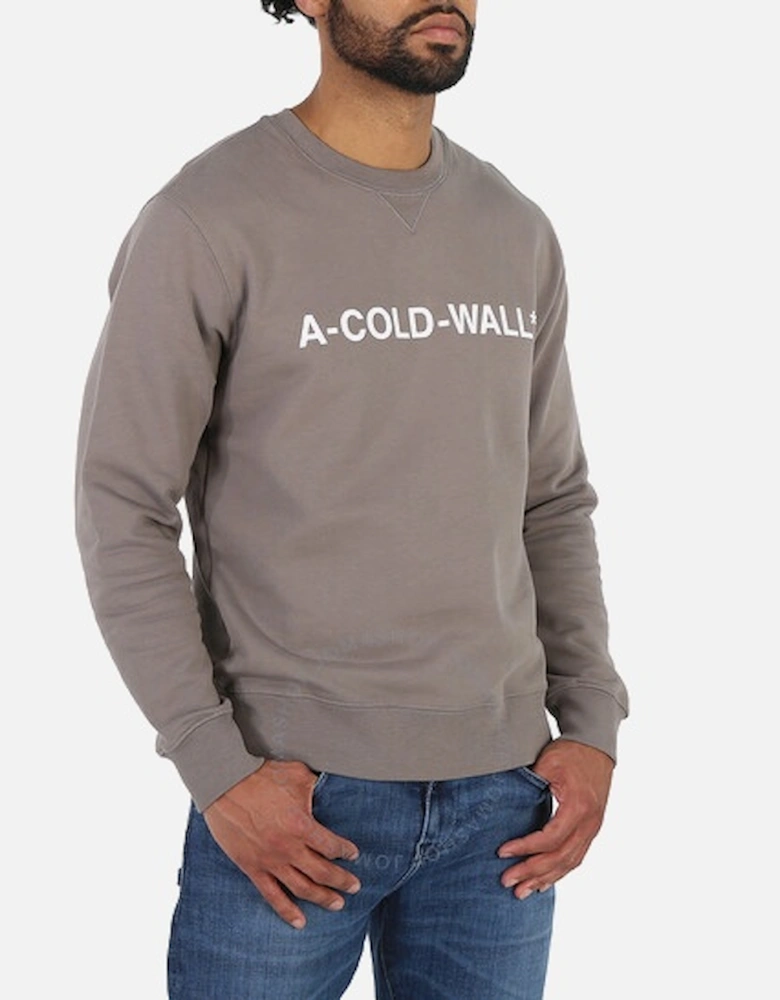 A-Cold-Wall* Essential Logo Crew Neck Sweatshirt Mid Grey
