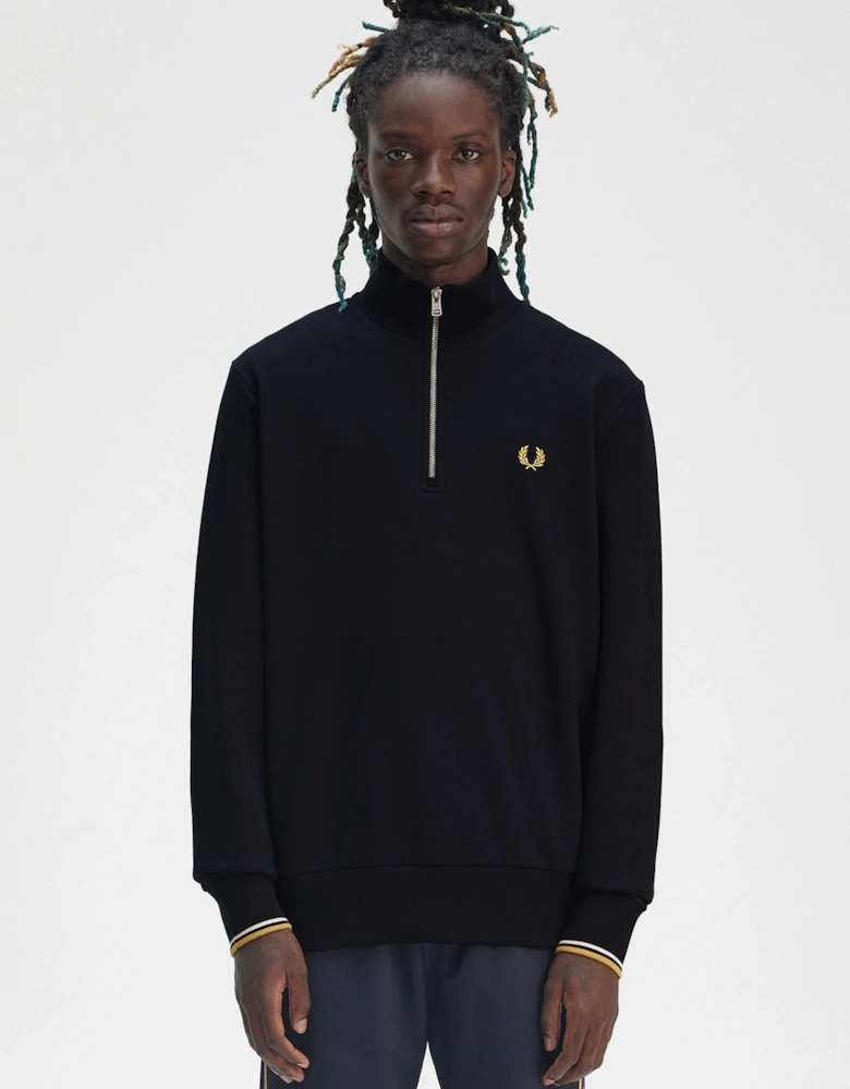 M3574 Half Zip Sweatshirt Navy / Honeycombe