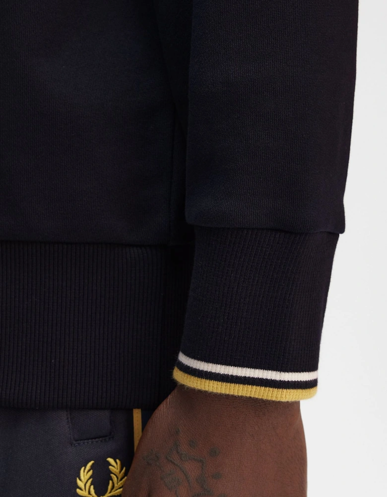 M3574 Half Zip Sweatshirt Navy / Honeycombe