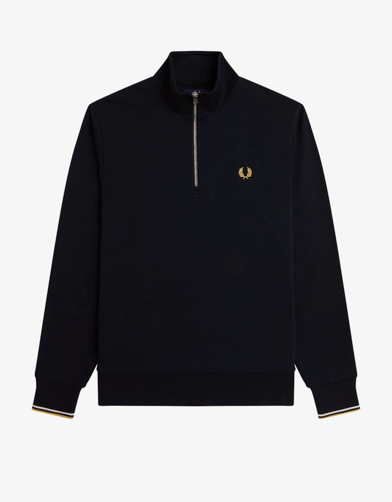 M3574 Half Zip Sweatshirt Navy / Honeycombe