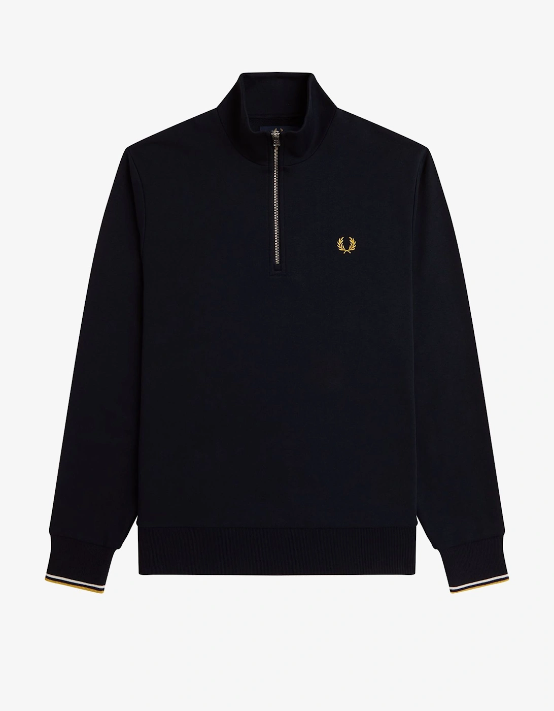 M3574 Half Zip Sweatshirt Navy / Honeycombe, 5 of 4