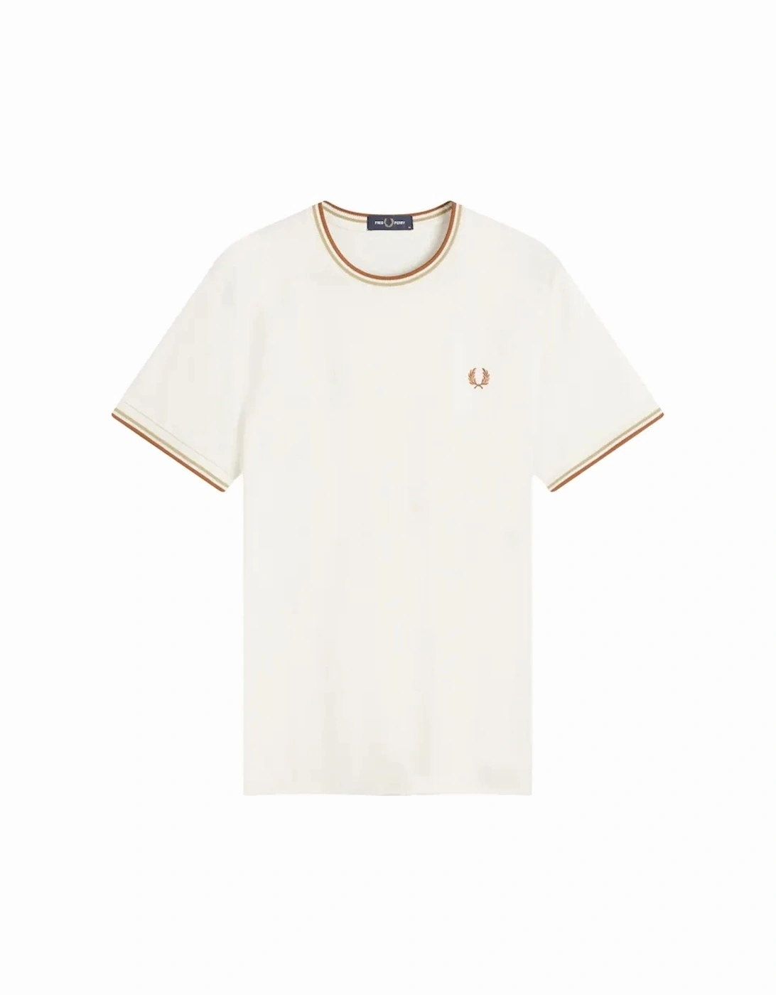 M1588 Twin Tipped T-Shirt - Ecru/Honeycomb/Marmalade, 4 of 3