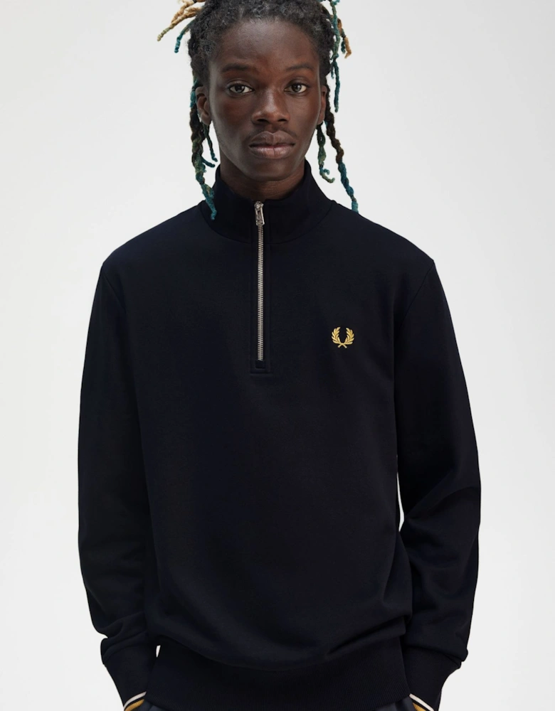M3574 Half Zip Sweatshirt Navy / Honeycombe