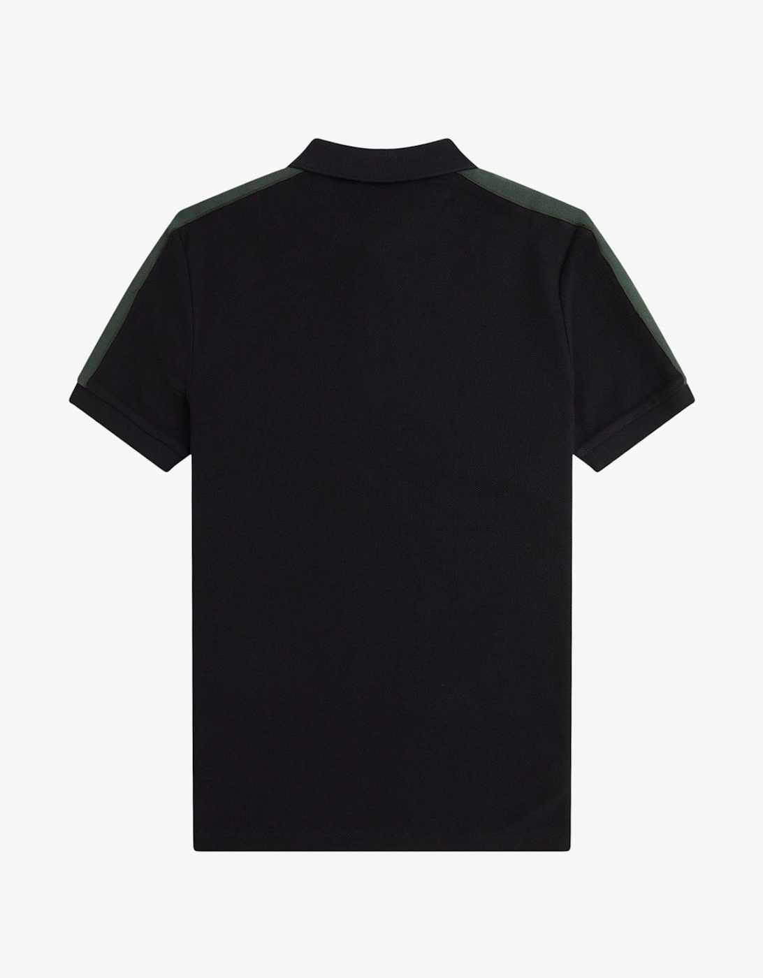 M9890 Towelling Tape Polo Shirt - Black