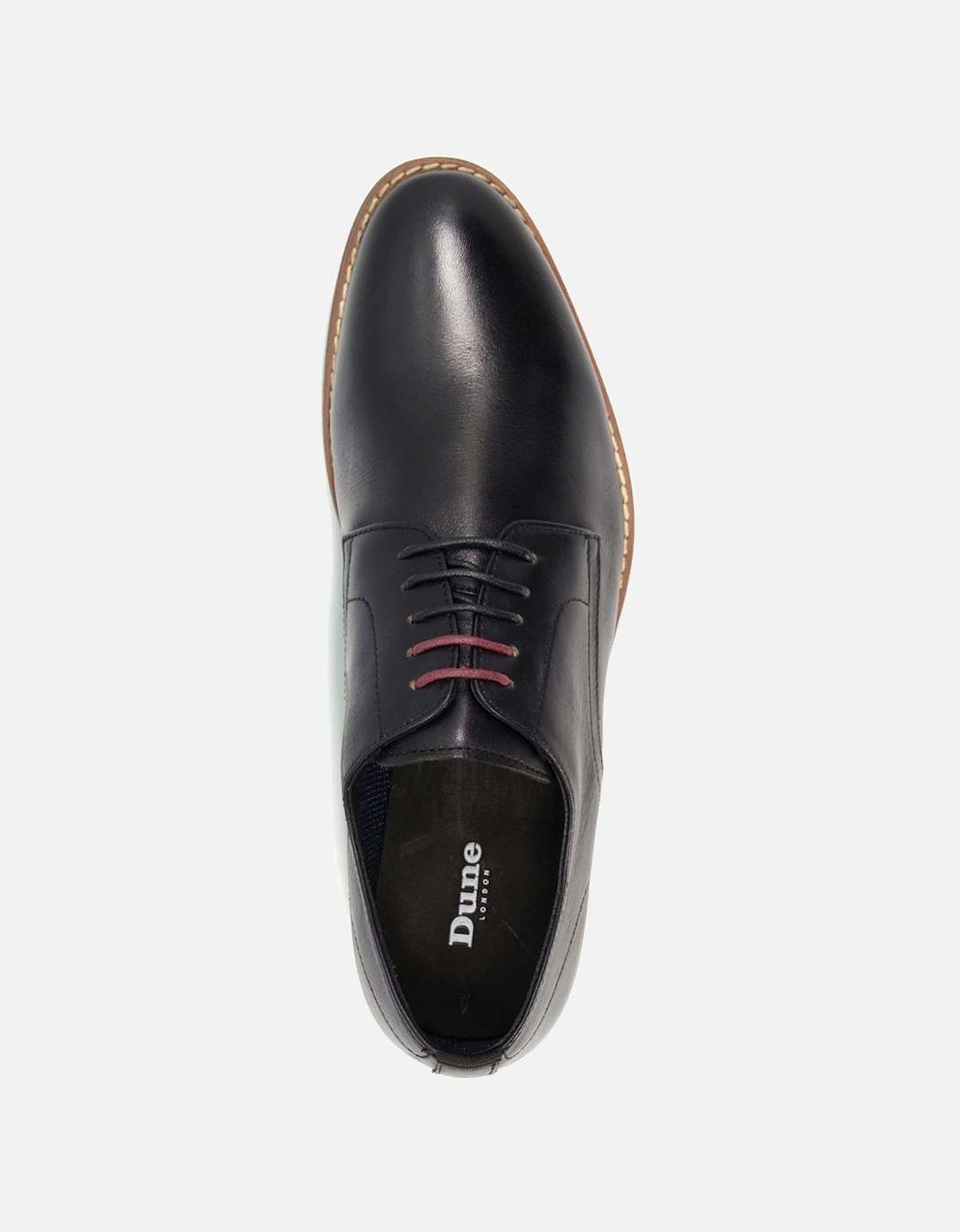 Suffloks Sort Leather Gibson Shoes