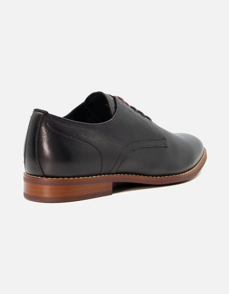 Suffloks Sort Leather Gibson Shoes