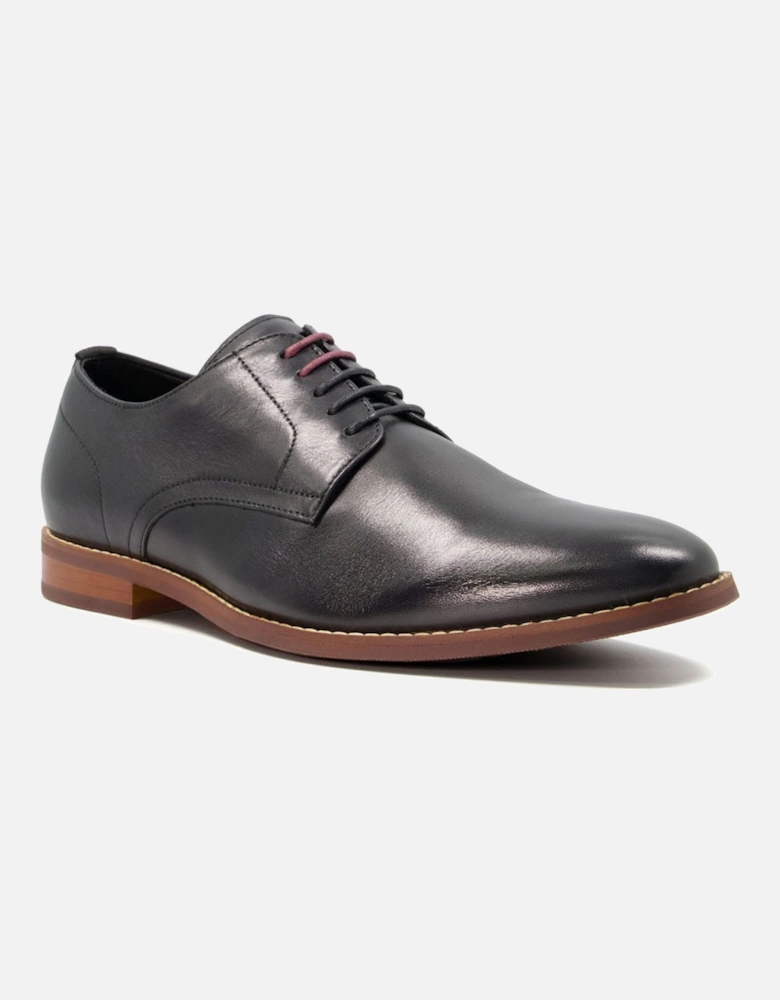 Suffloks Sort Leather Gibson Shoes