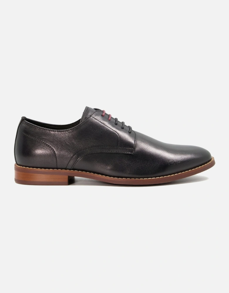 Suffloks Sort Leather Gibson Shoes