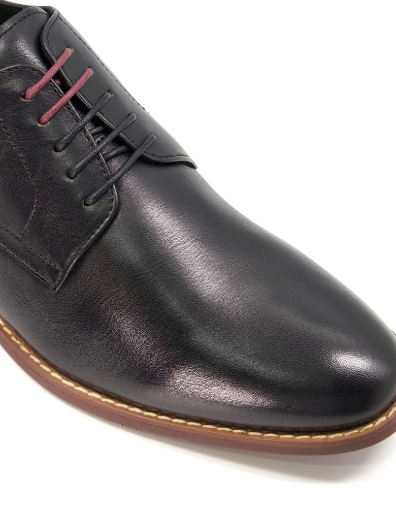 Suffloks Sort Leather Gibson Shoes