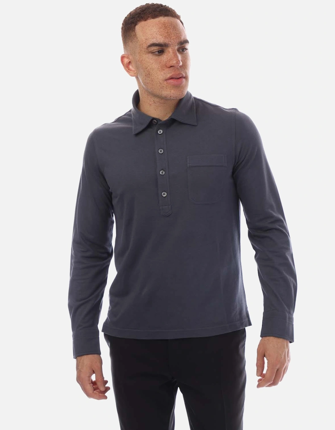 Silk Blend Piquet Polo Shirt, 5 of 4