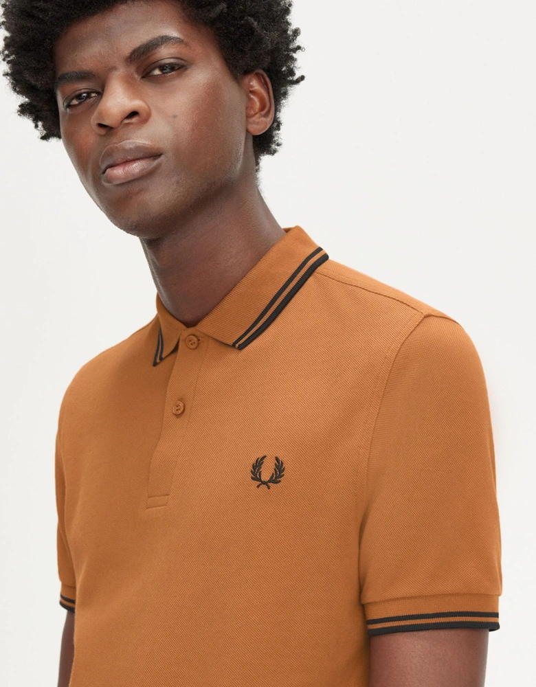 M3600 Polo Shirt Marmalade / Black