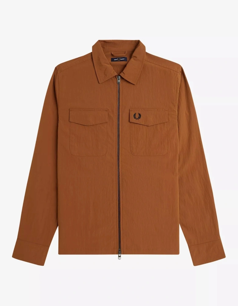 M5684 Pocket Detailed Overshirt - Marmalade