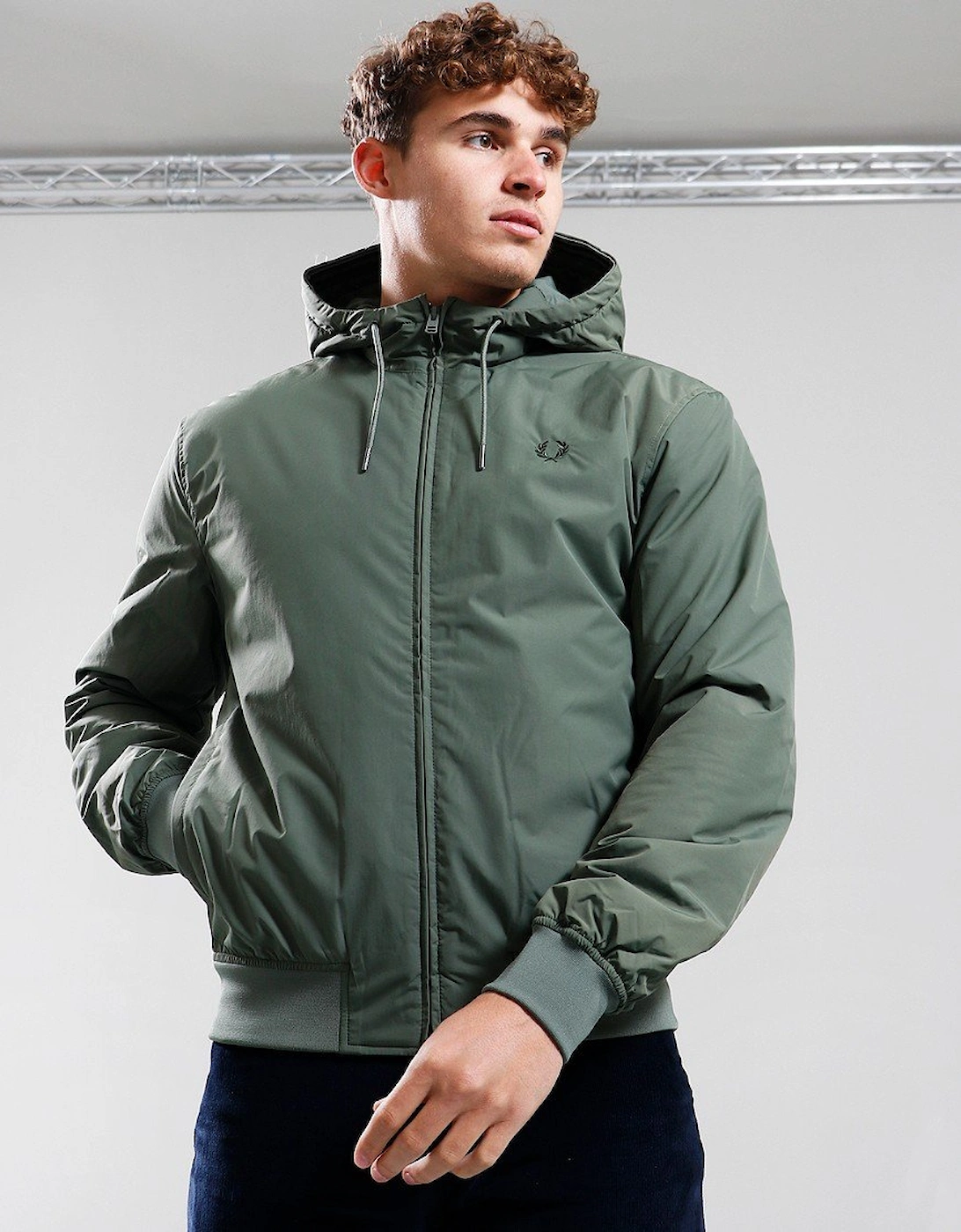 J8616 The Hooded Brentham Jacket - Laurel Wreath Green