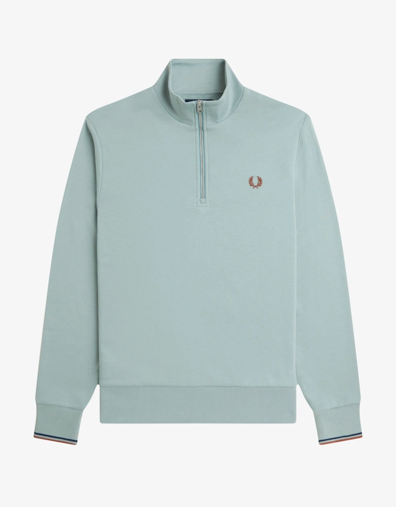 M3574 Half-Zip Sweatshirt - Silver Blue