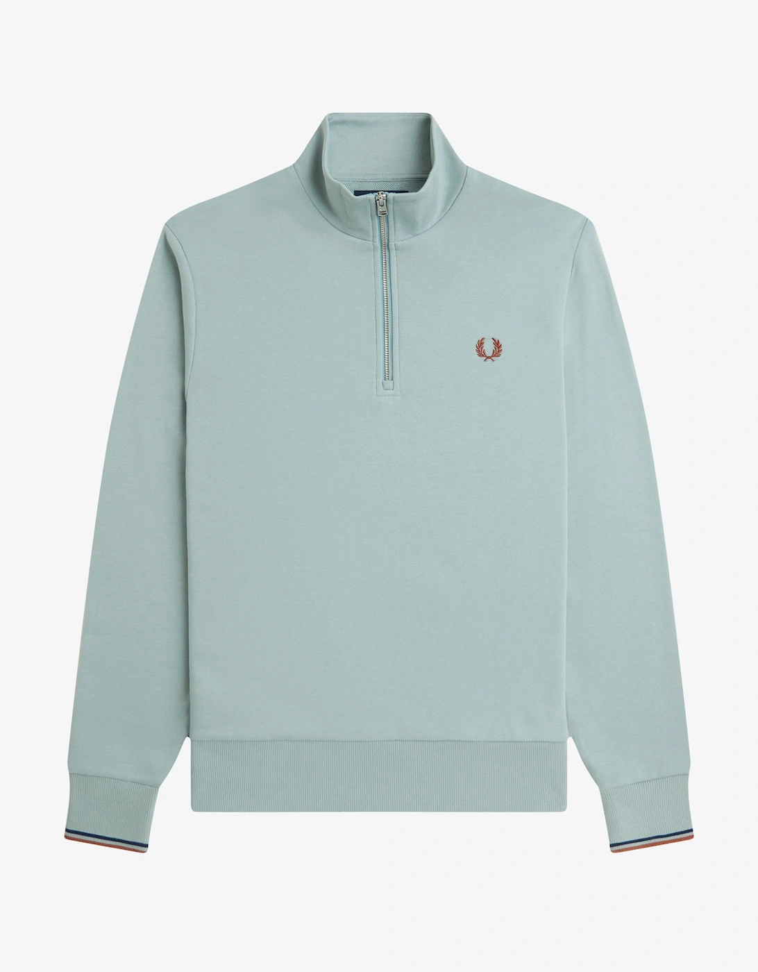 M3574 Half-Zip Sweatshirt - Silver Blue, 9 of 8