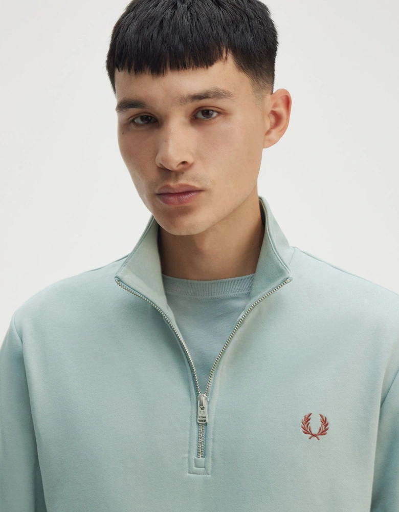 M3574 Half-Zip Sweatshirt - Silver Blue