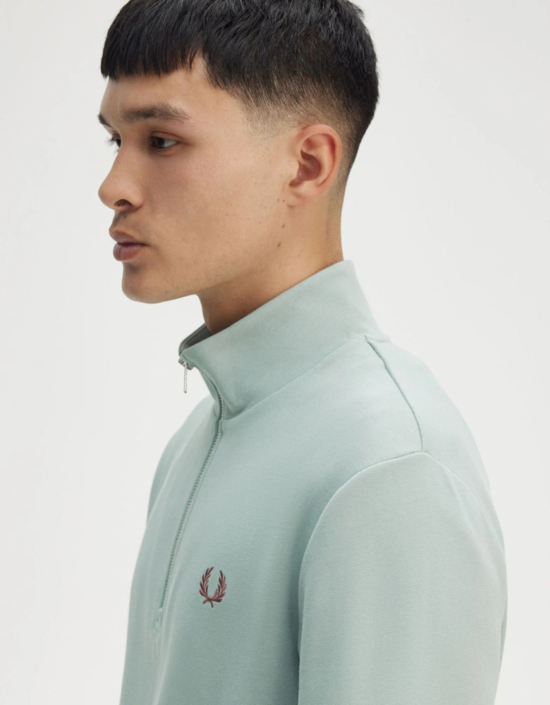 M3574 Half-Zip Sweatshirt - Silver Blue