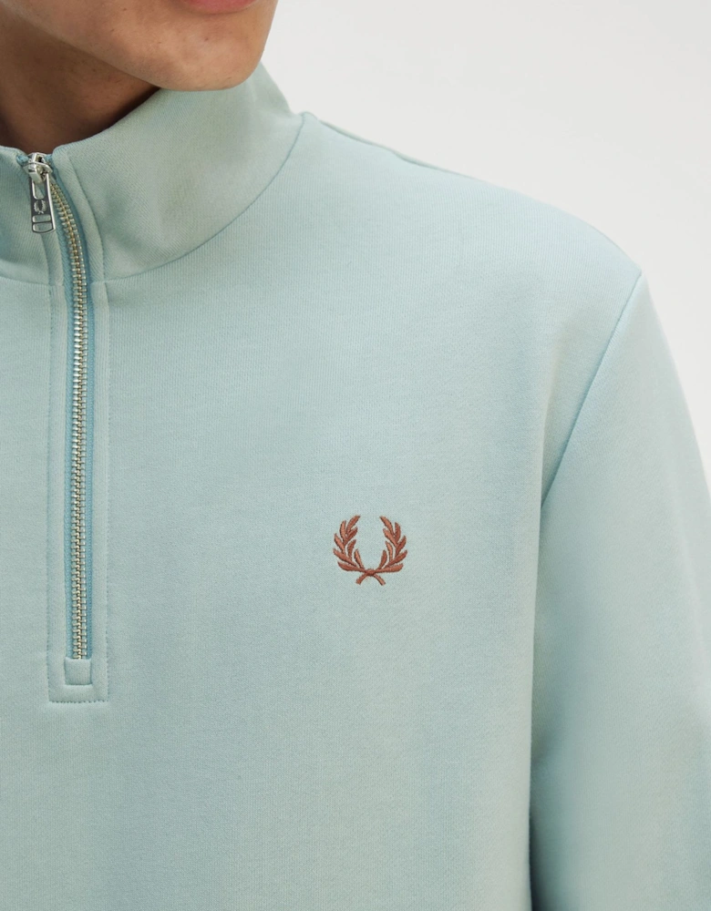 M3574 Half-Zip Sweatshirt - Silver Blue