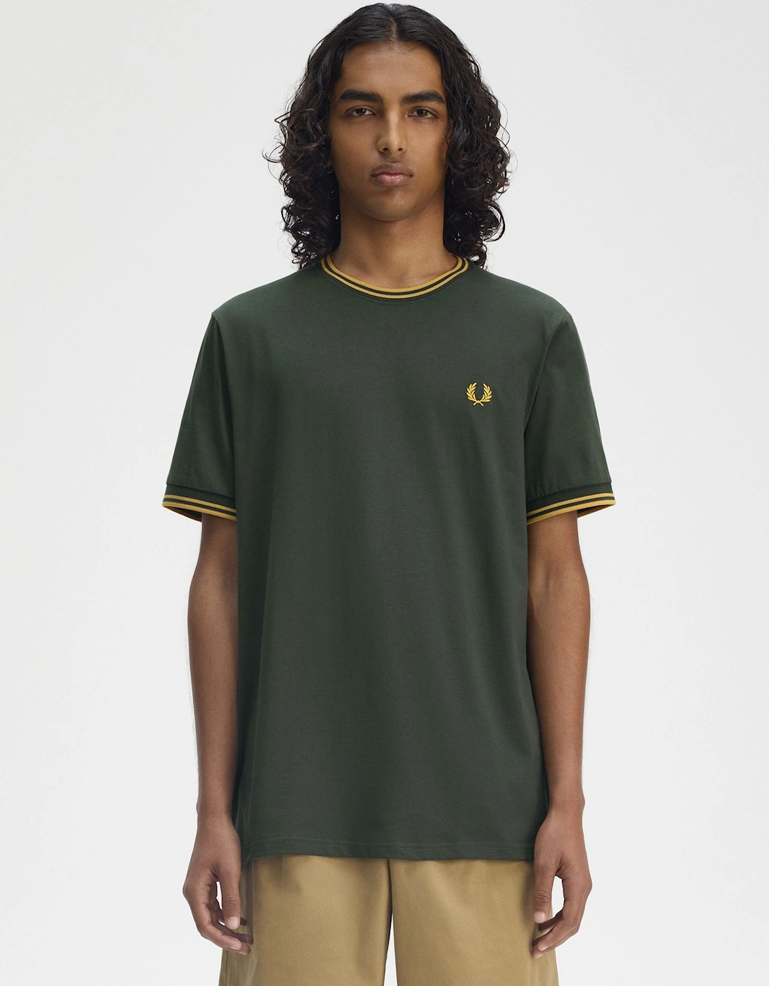 M1588 Twin Tipped T-Shirt - Court Green