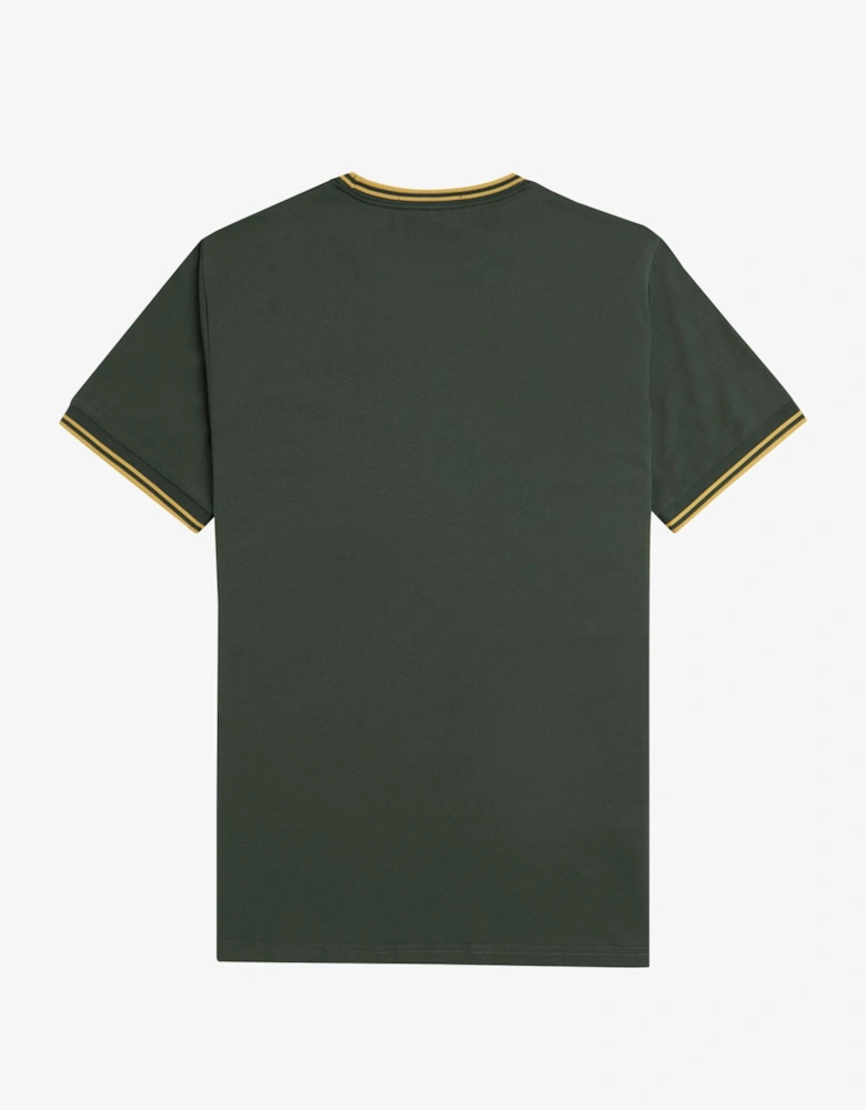 M1588 Twin Tipped T-Shirt - Court Green