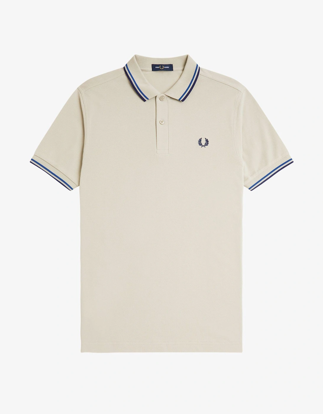 M3600 Polo Shirt Light Oyster / Blue, 6 of 5