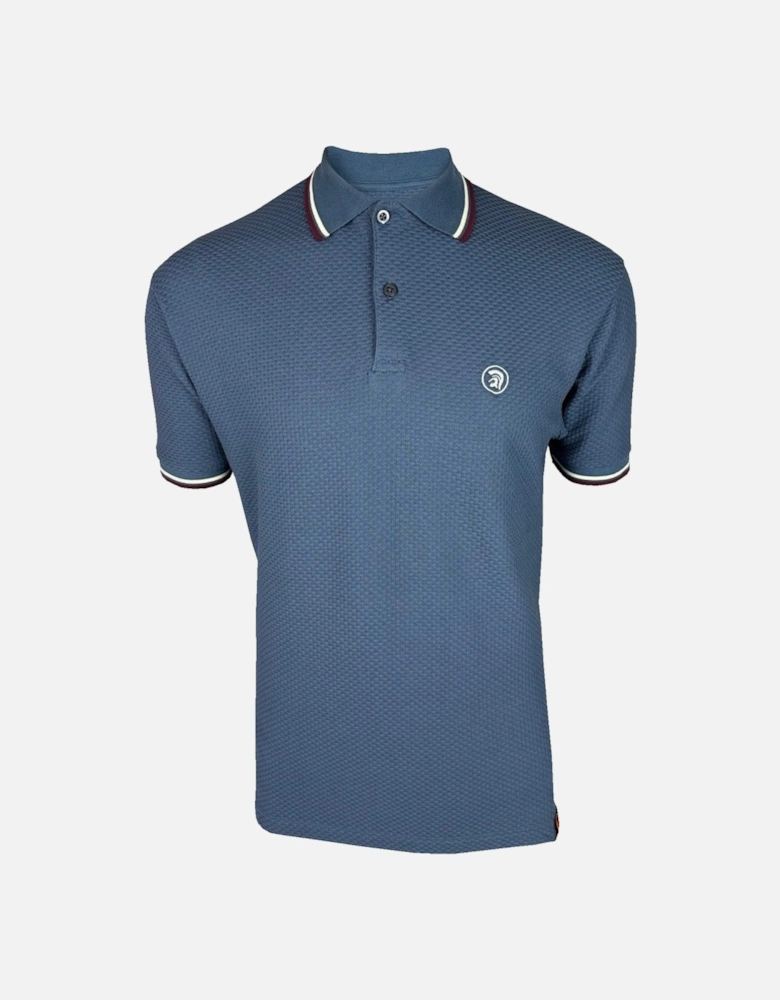 Twin Tipped Textured Polo - Air Force