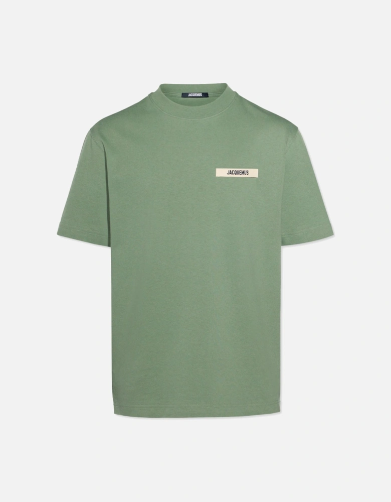 Men's Light Green Le T-Shirt Gros Grain T-Shirt