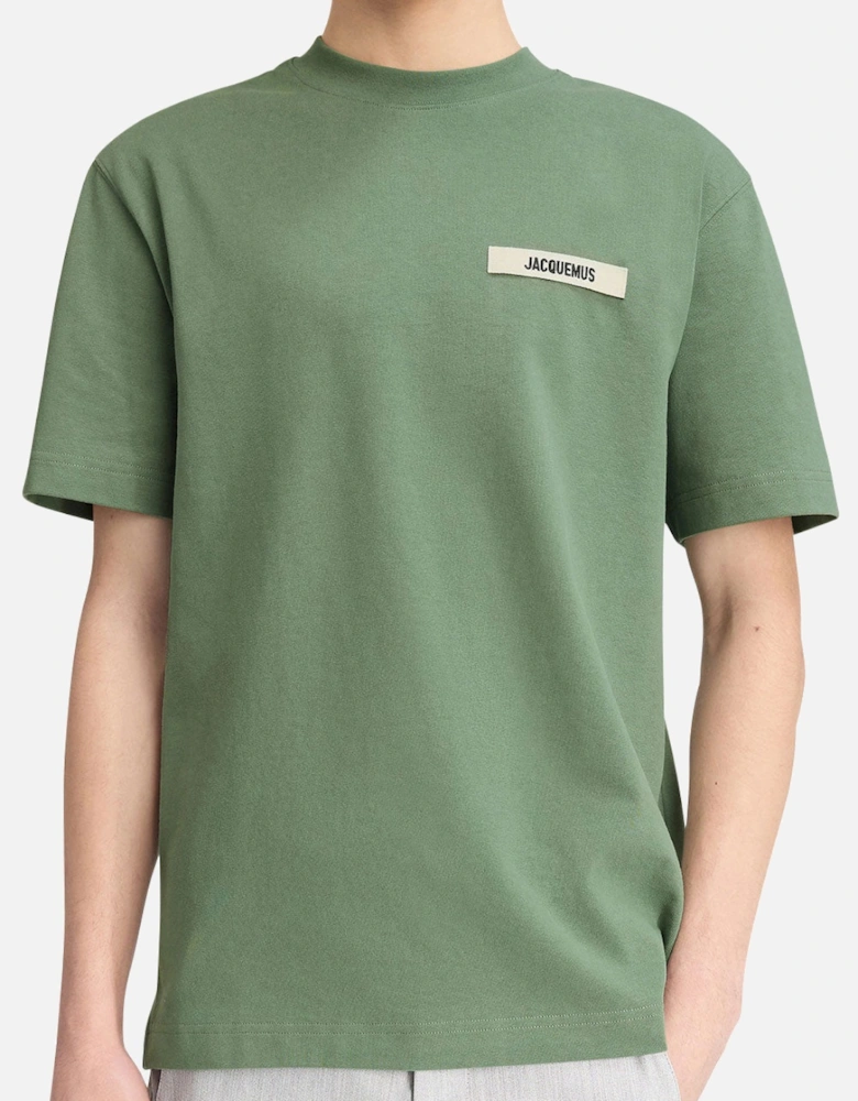 Men's Light Green Le T-Shirt Gros Grain T-Shirt
