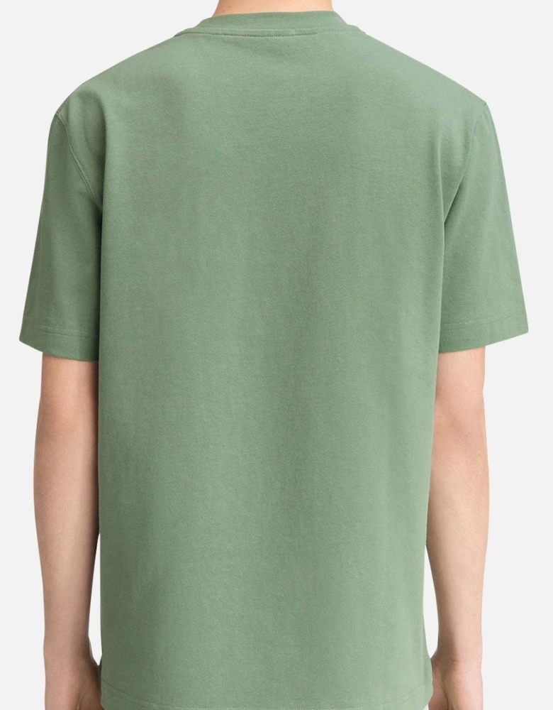 Men's Light Green Le T-Shirt Gros Grain T-Shirt