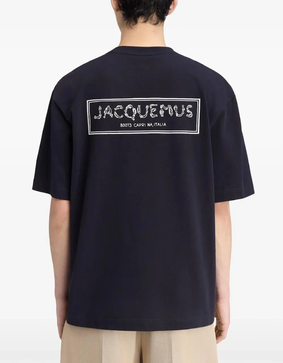 Jacquemus Men's Jacquemus Le MERU MC T Shirt Navy - Black