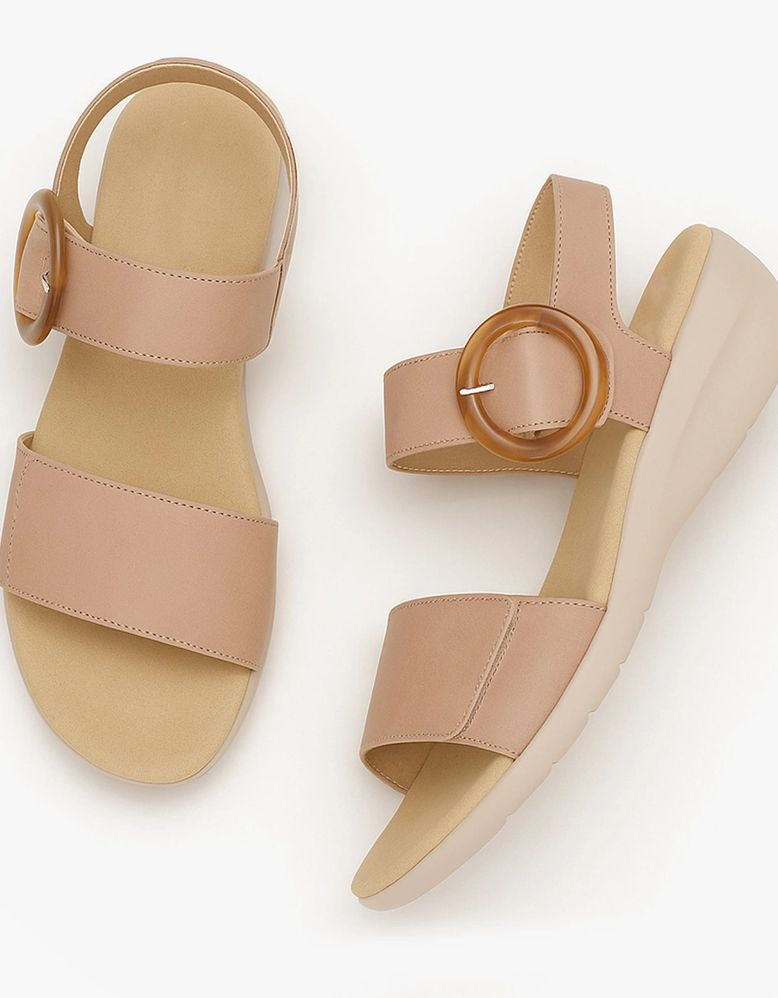 L396BE Ladies Sandals Natural