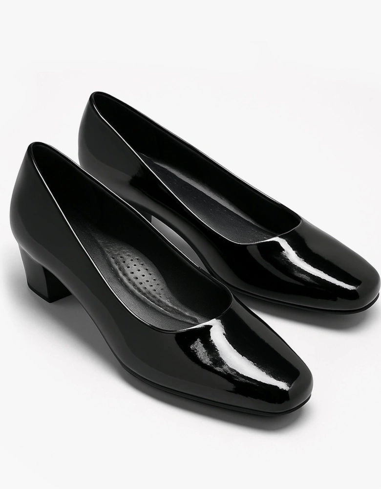 L402AP Ladies Shoes Black Patent