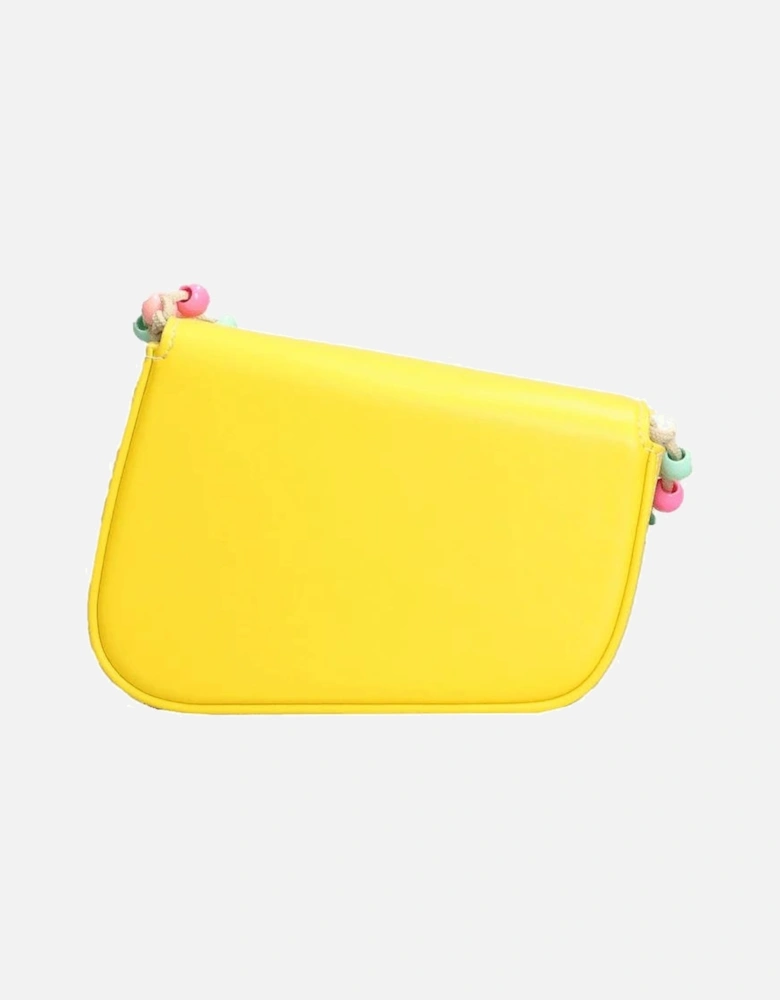 Bead Strap Shoulder Bag Yellow