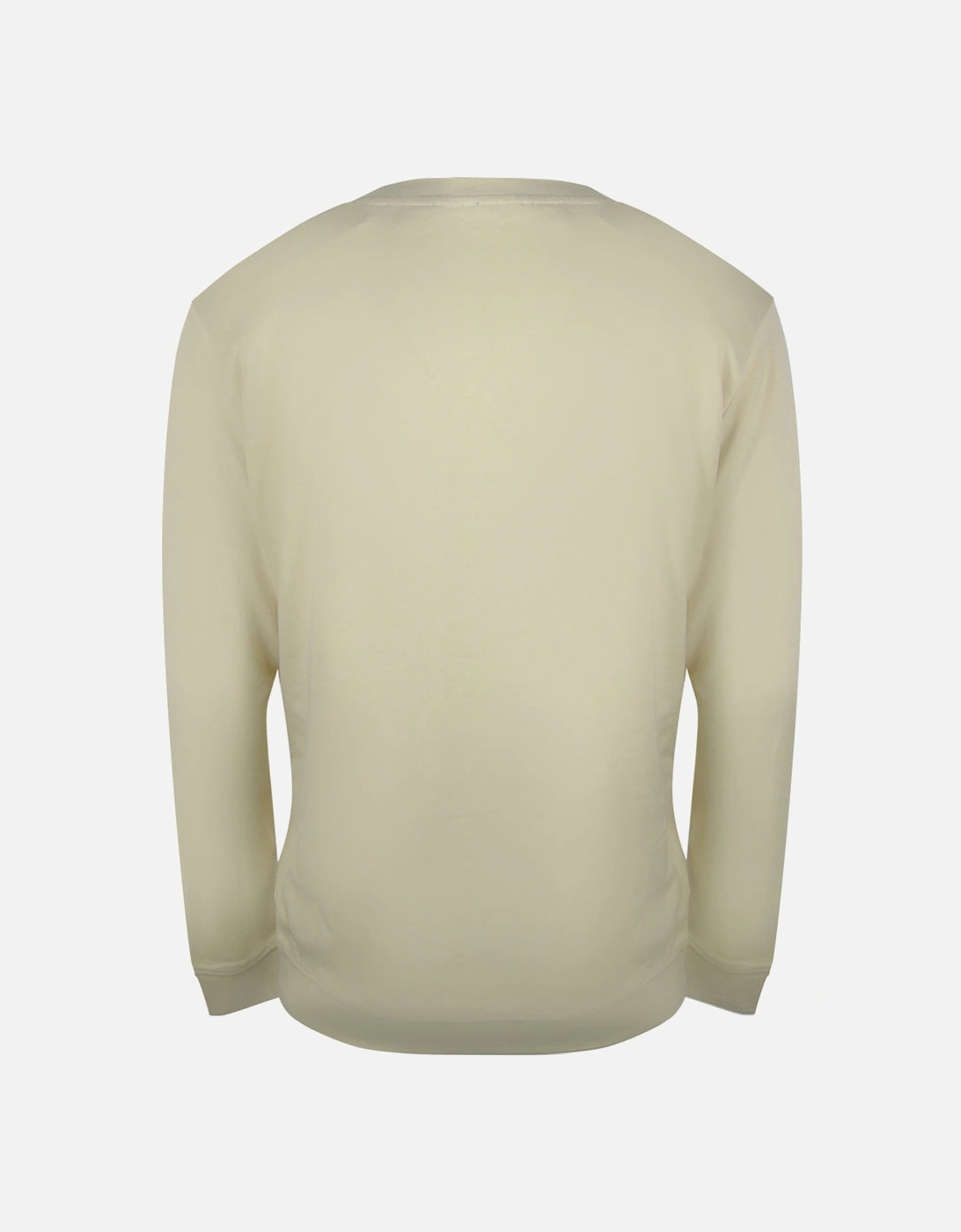 Cavalli Class Vibrant Floral Logo Beige Sweatshirt