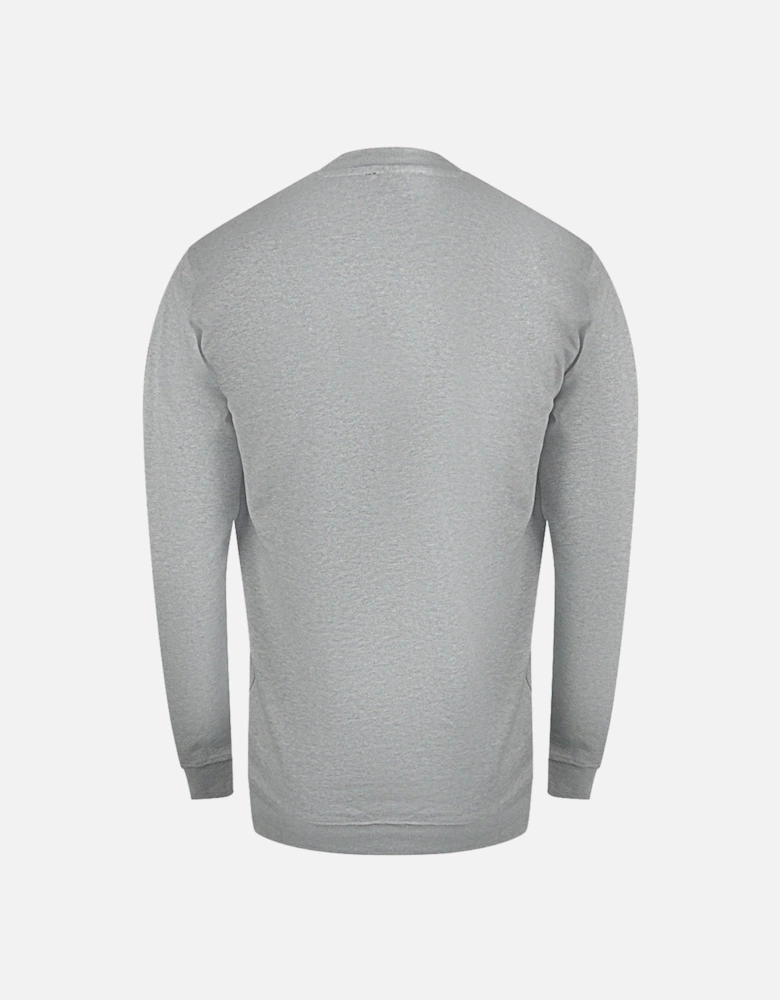 Cavalli Class Vibrant Floral Logo Grey Sweatshirt