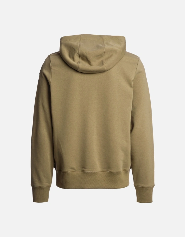 Charlie Easy Earth Green Zip-Up Hoodie