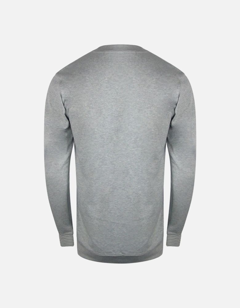 Cavalli Class Multi Logo Grey Sweatshirt