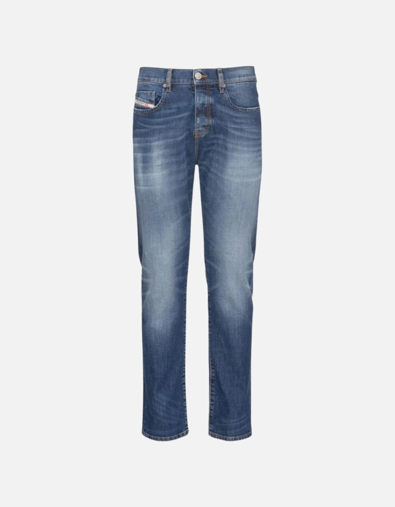 D-Strukt Large Patch Blue Denim Pants