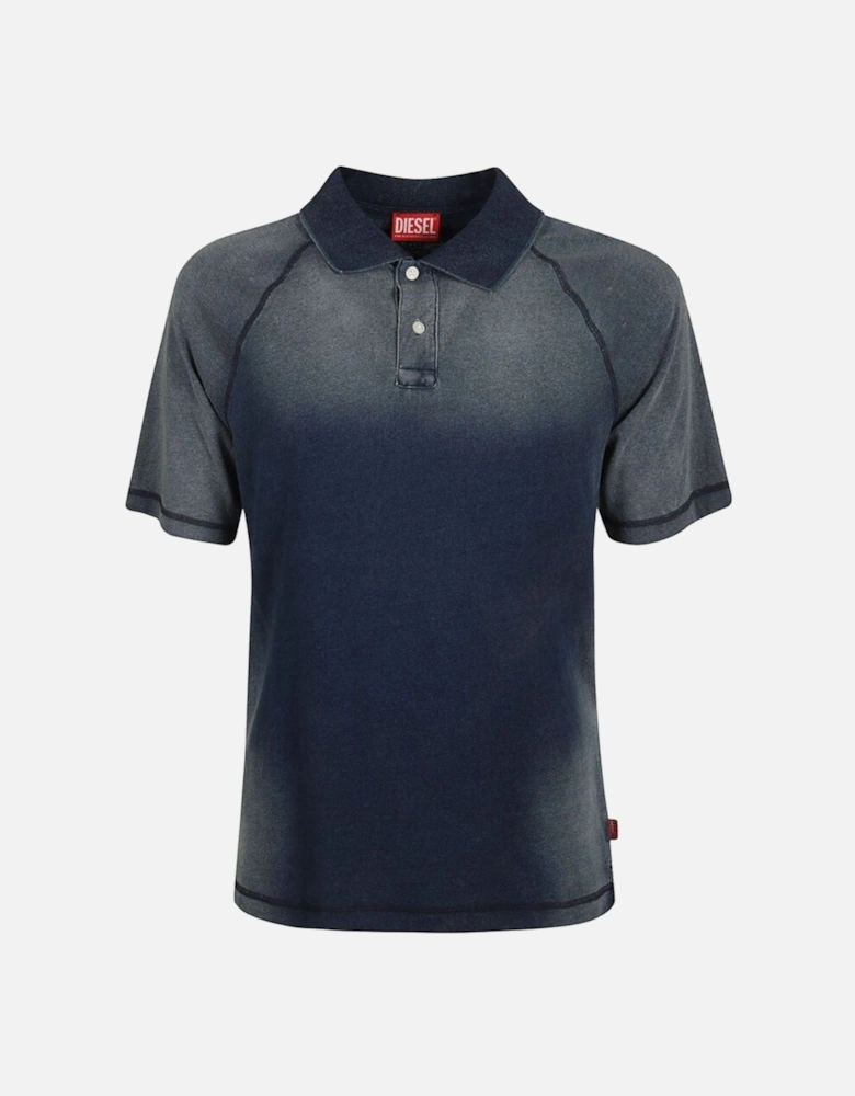 T-Rasmith Blue Faded Polo Shirt